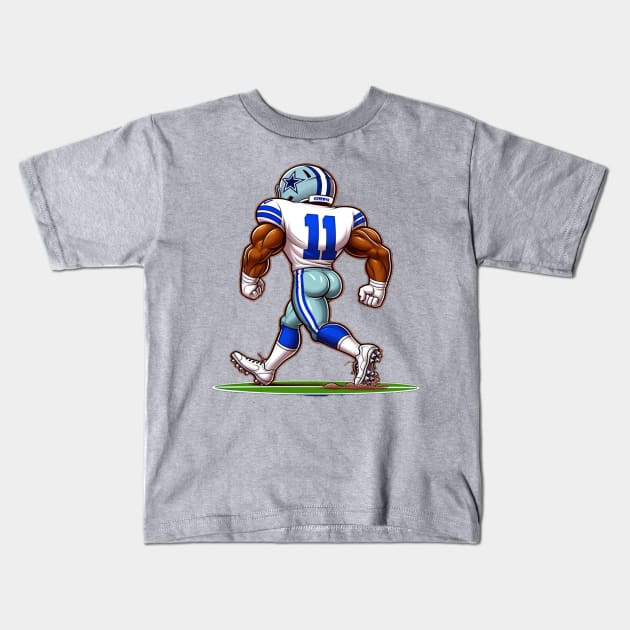 Cowboys Football Kids T-Shirt by Corecustom